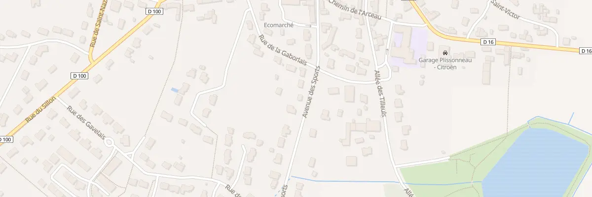Plan du 34 Av des Sports à Campbon