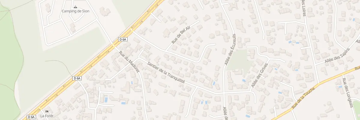 Plan du 12 Rue de Bel Air à Saint-Hilaire-de-Riez