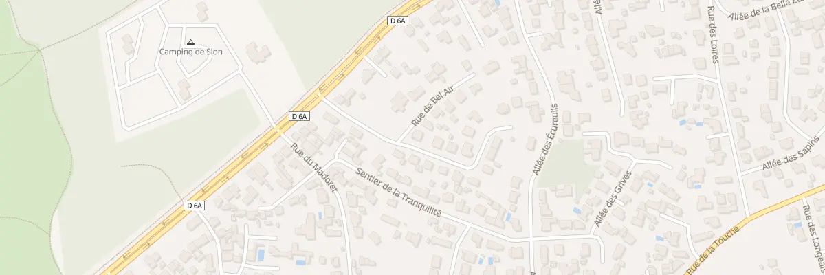 Plan du 25 Rue de Bel Air à Saint-Hilaire-de-Riez
