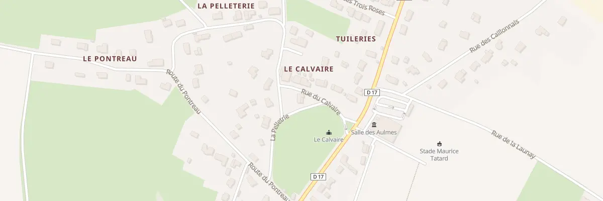Plan du 1 Rue du calvaire à La Chapelle-Launay