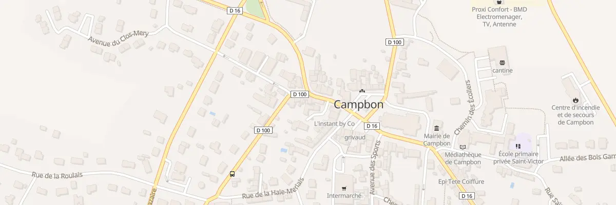 Plan du 7 Rue de Bretagne à Campbon
