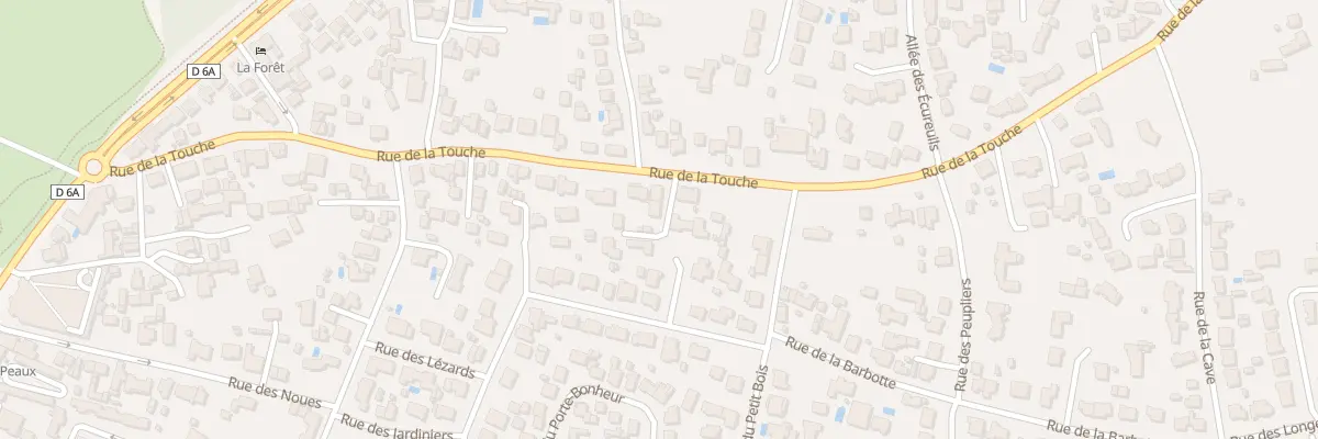 Plan du 181 Rue de la Touche à Saint-Hilaire-de-Riez