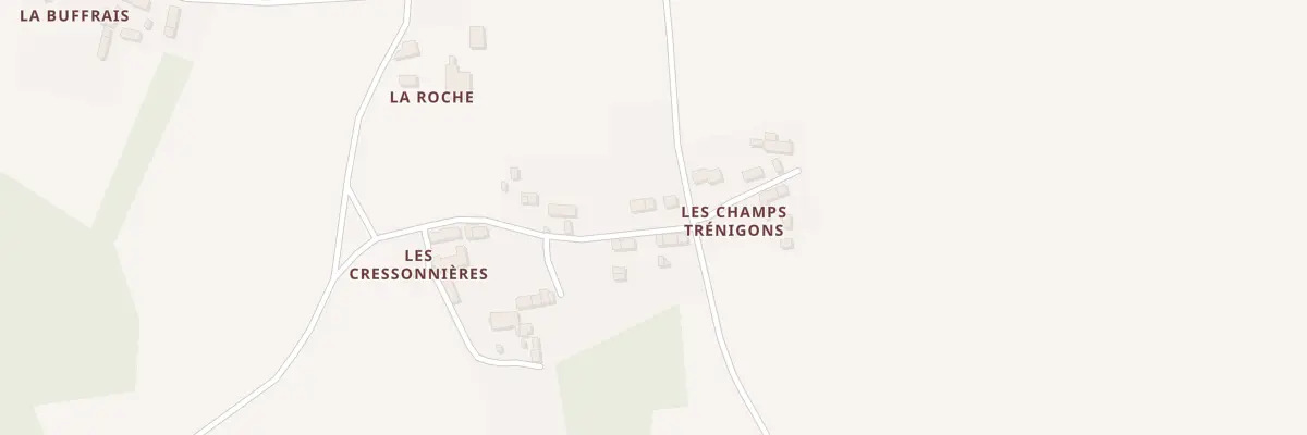Plan du 5454 Les Cressonnieres à Plouasne