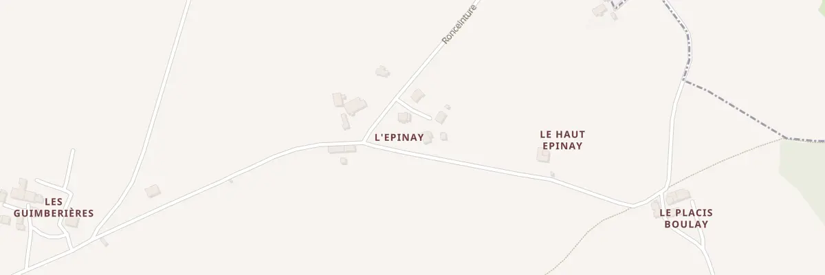 Plan du 5360 L Epinay à Saint-Pern