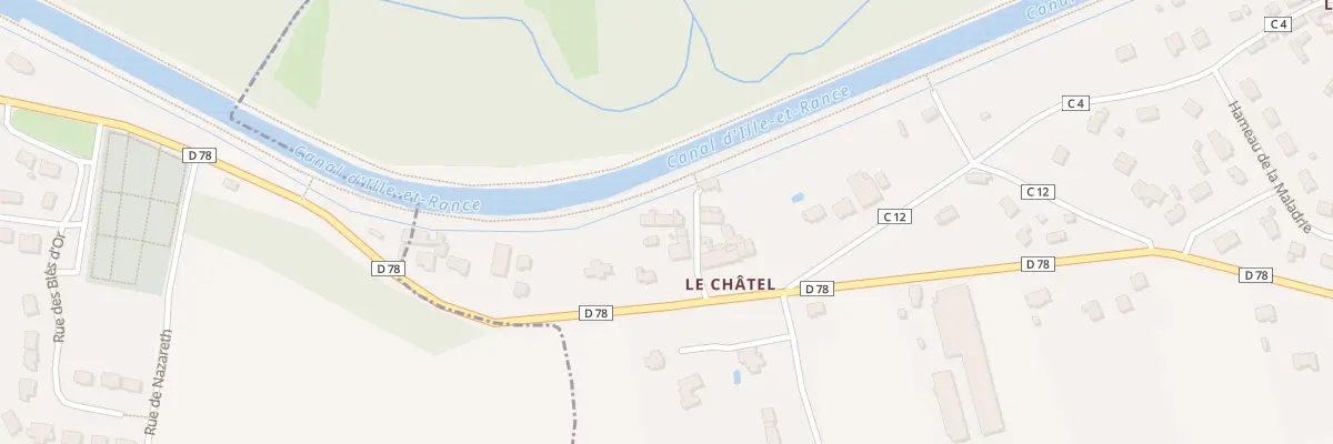 Plan du 4 Imp du Vieux Chatel à Saint-Judoce