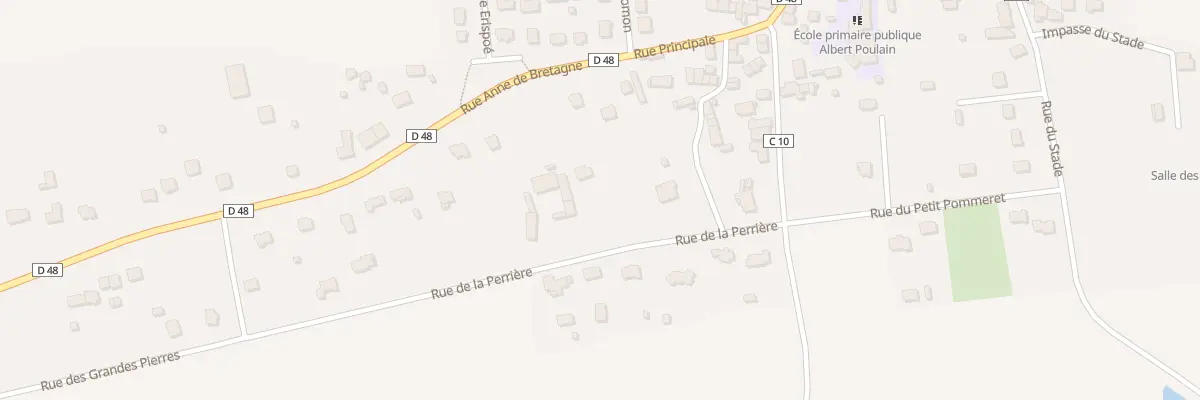 Plan du 6 Rue de la Perrière à Mernel