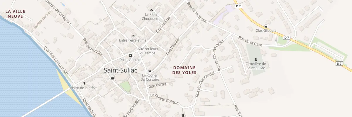 Plan du 16 Rue Besnier à Saint-Suliac