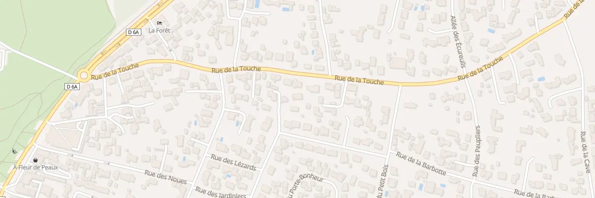 Plan du 189 Rue de la Touche à Saint-Hilaire-de-Riez