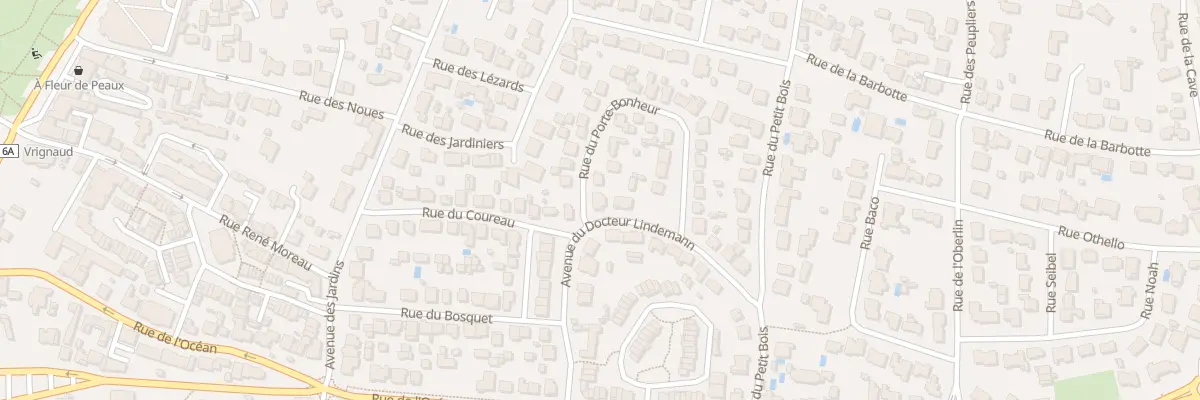 Plan du 2 Rue du Porte Bonheur à Saint-Hilaire-de-Riez