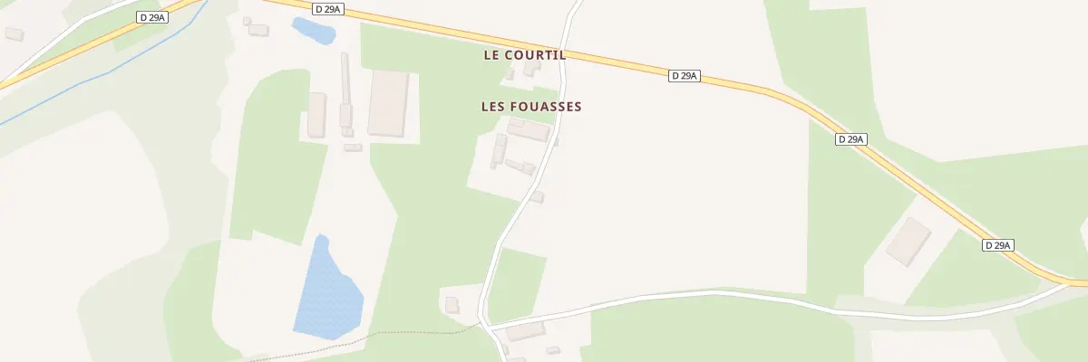Plan du 1 Les Fouasses à Saint-Hélen