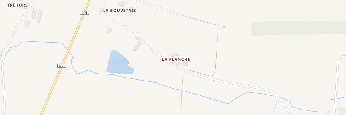 Plan du 5 La Planche à Saint-Pern