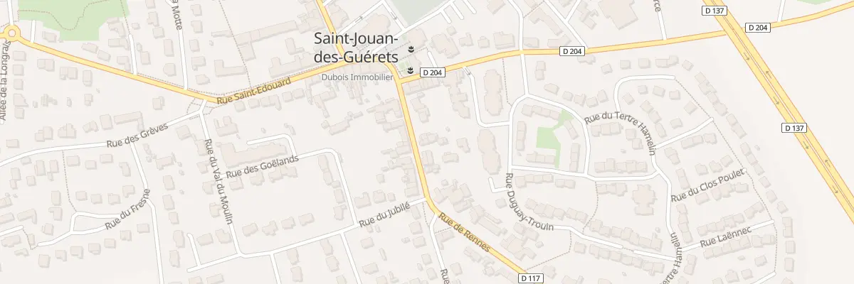 Plan du 11 Rue de Rennes à Saint-Jouan-des-Guérets