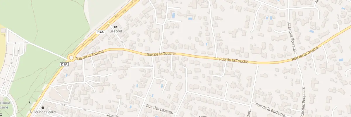 Plan du 199 Rue de la Touche à Saint-Hilaire-de-Riez
