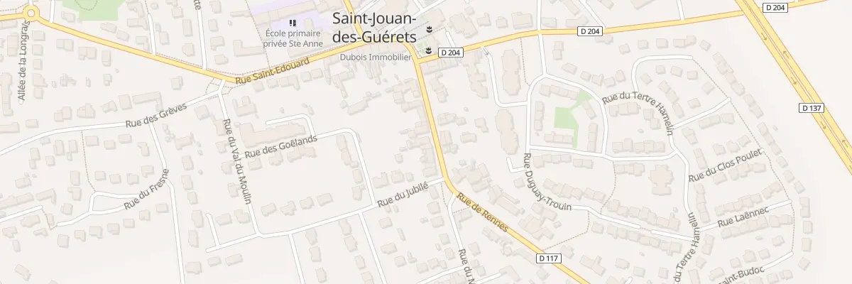 Plan du 18 Rue de Rennes à Saint-Jouan-des-Guérets