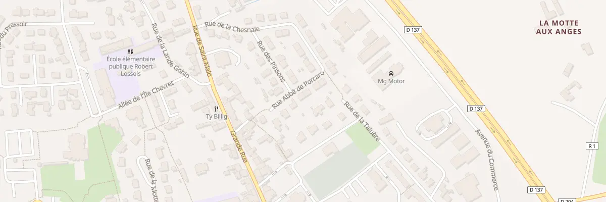 Plan du 7 Rue Abbé de Porcaro à Saint-Jouan-des-Guérets