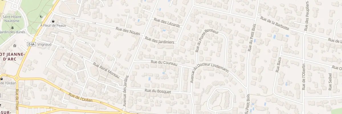 Plan du 11 Rue du Coureau à Saint-Hilaire-de-Riez