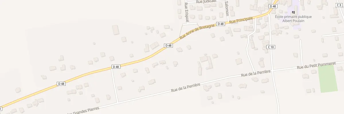 Plan du 15 Rue Anne de Bretagne à Mernel