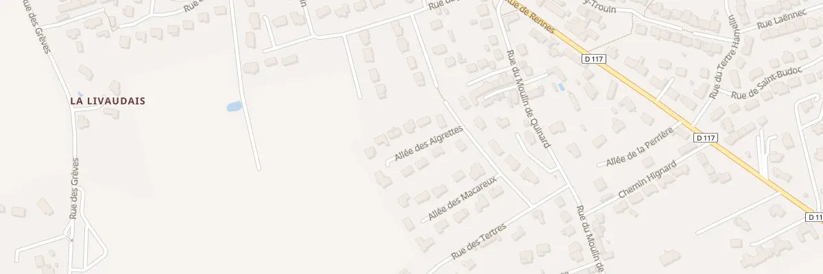 Plan du 3 All des Aigrettes à Saint-Jouan-des-Guérets