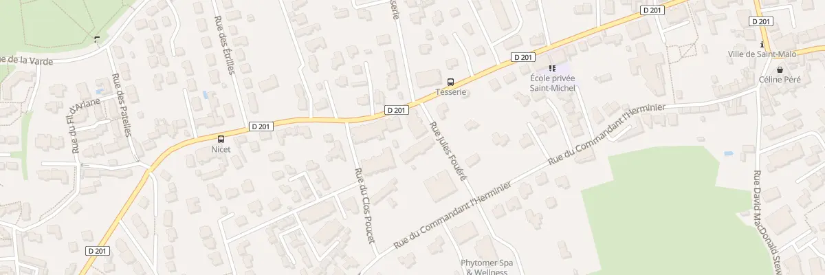Plan du 94 Bd de Rothéneuf à Saint-Malo