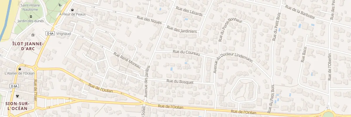 Plan du 6B Rue du Coureau à Saint-Hilaire-de-Riez