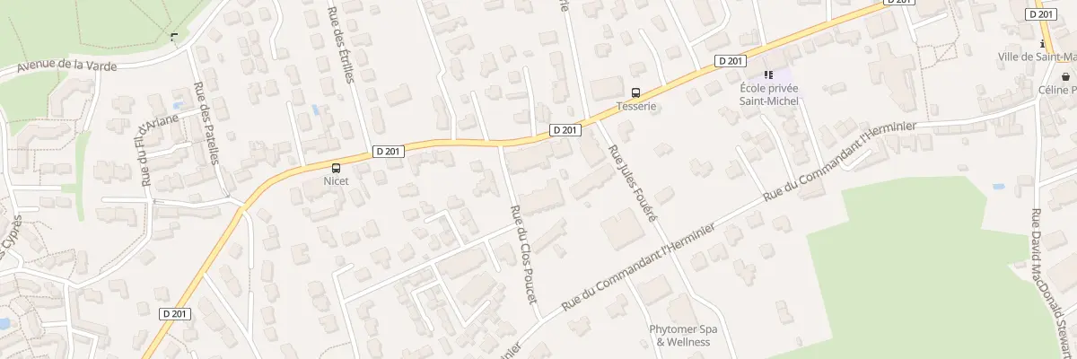 Plan du 1 Rue du Clos Poucet à Saint-Malo