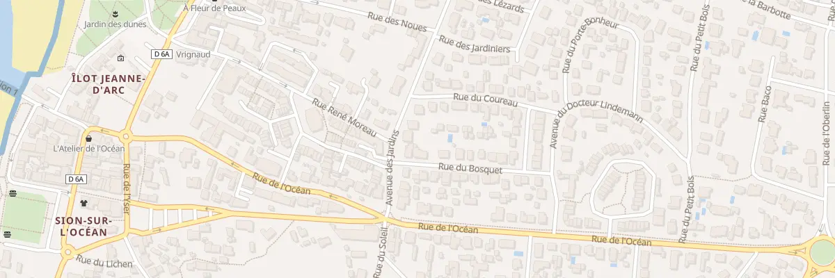 Plan du 6 Av des Jardins à Saint-Hilaire-de-Riez