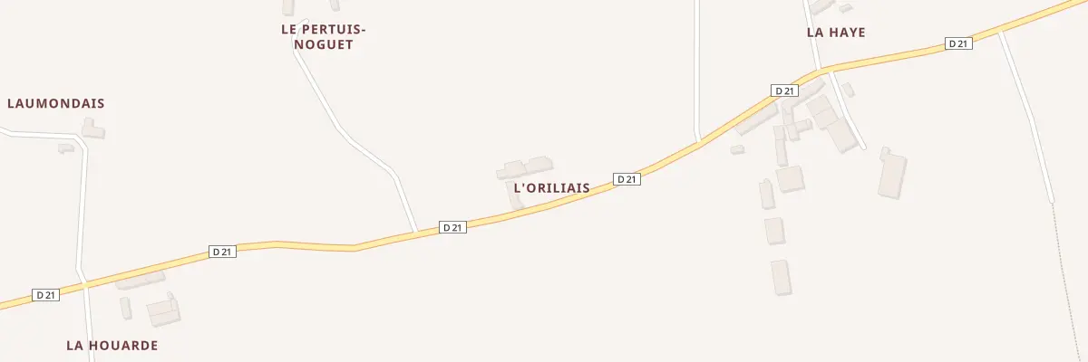 Plan du 22 Lorillais à Irodouër