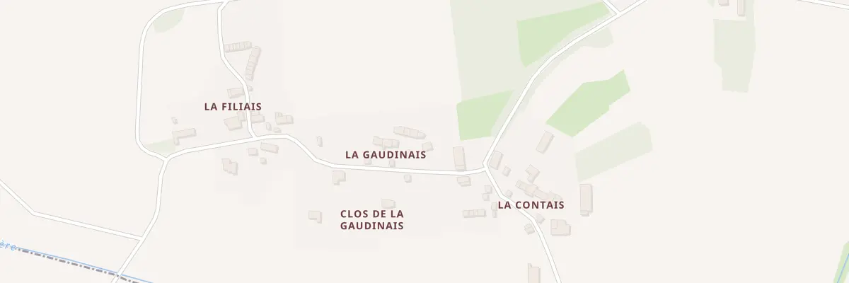 Plan du 20 La Gaudinais à Lieuron