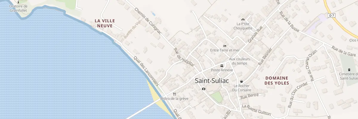 Plan du 2 Rue du Pertuis Mitaine à Saint-Suliac