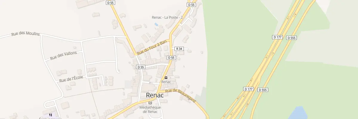 Plan du 9 Rue du Colonel du Halgouët à Renac