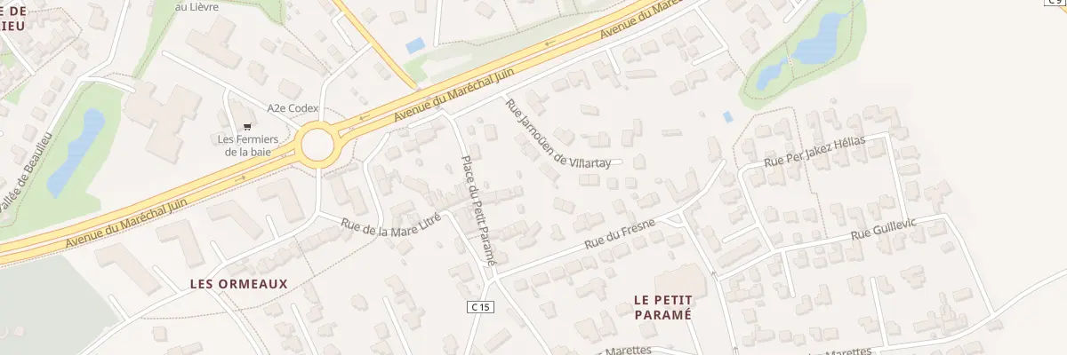Plan du 8 Rue Guy J de Villartay à Saint-Malo