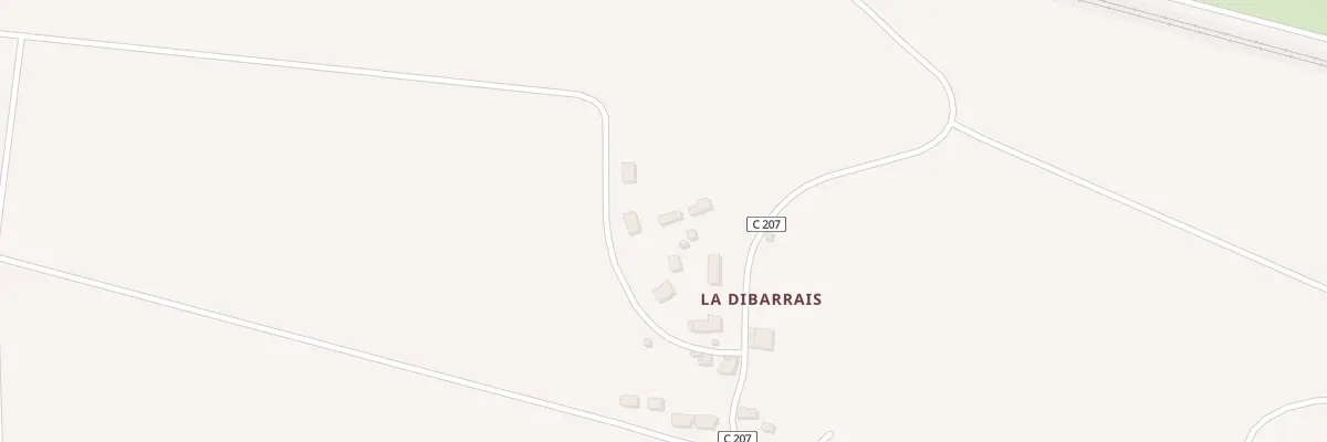 Plan du 5332 La Dibarrais à Avessac