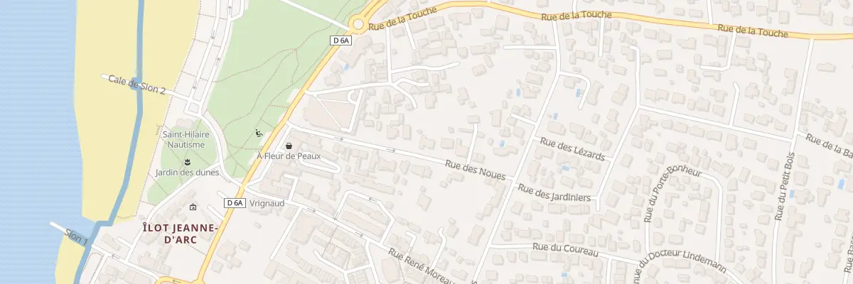 Plan du 9 Rue des Noues à Saint-Hilaire-de-Riez