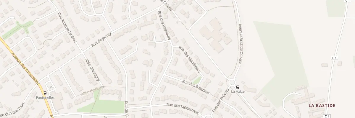 Plan du 13 Rue des Bateleurs à Saint-Malo