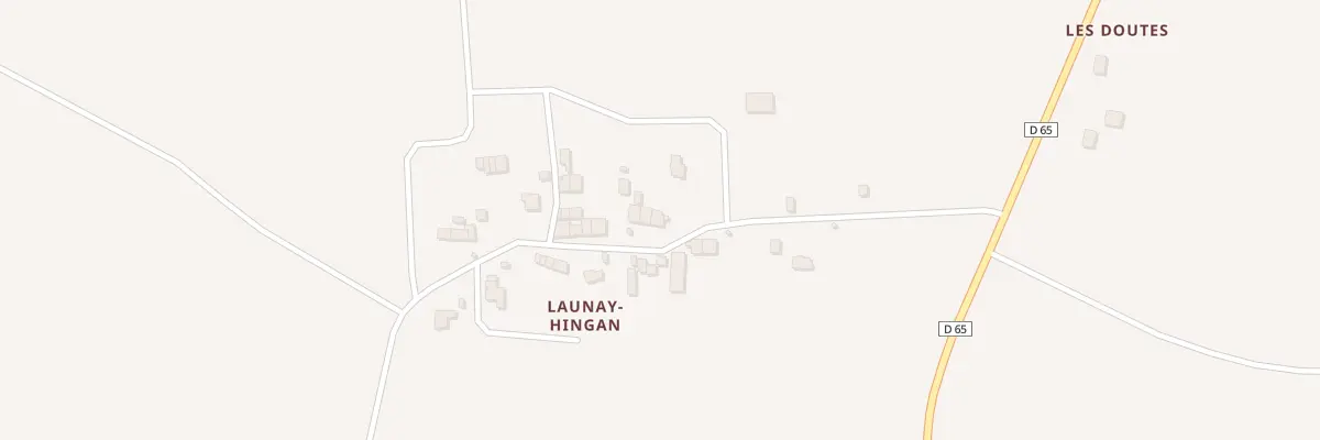 Plan du 4 Launay-Hingan à Renac