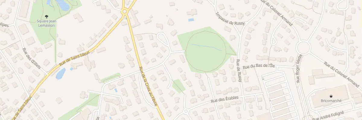 Plan du 22 Rue des Peupliers à Saint-Malo