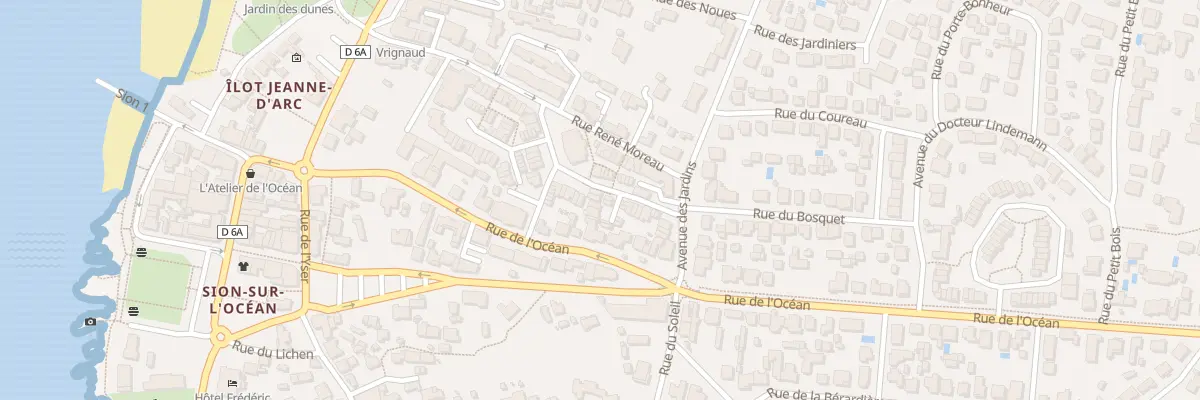 Plan du 14 Rue de la Parée Des Joncs à Saint-Hilaire-de-Riez