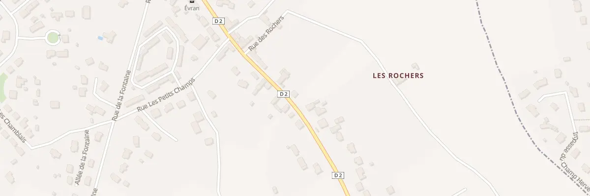 Plan du 21 Rue de l’Hôpital à Évran