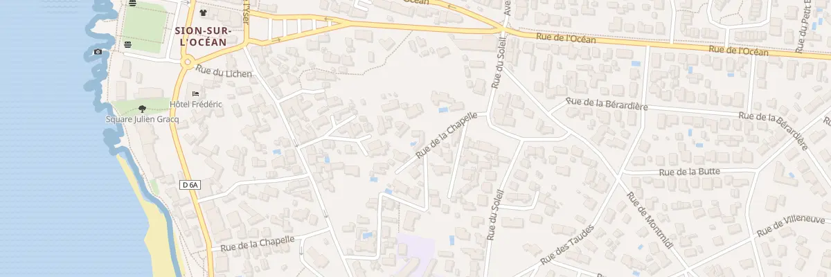 Plan du 26 Rue de la Chapelle Prolongee à Saint-Hilaire-de-Riez