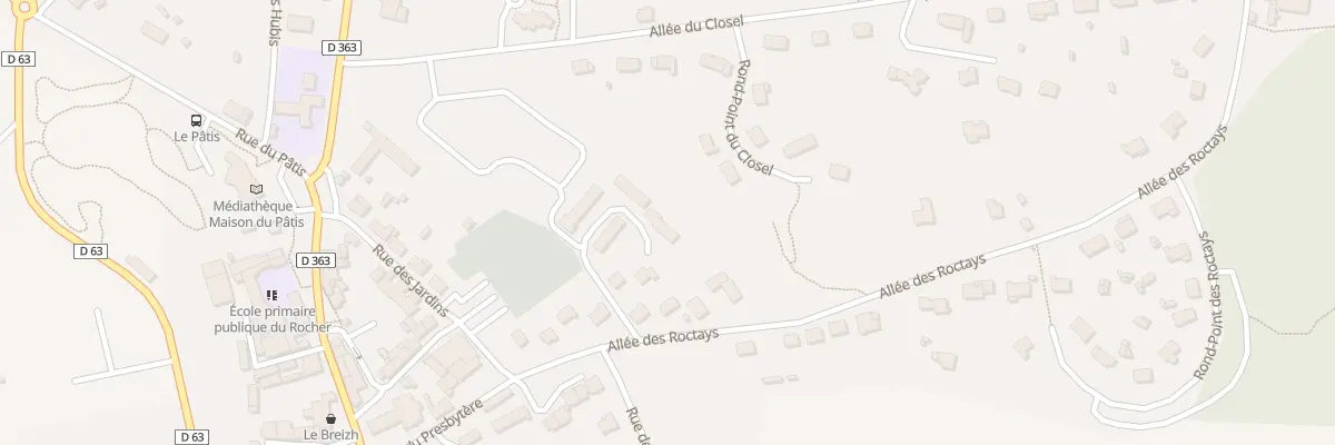 Plan du 17 Rue du Grand Clos à Monterfil