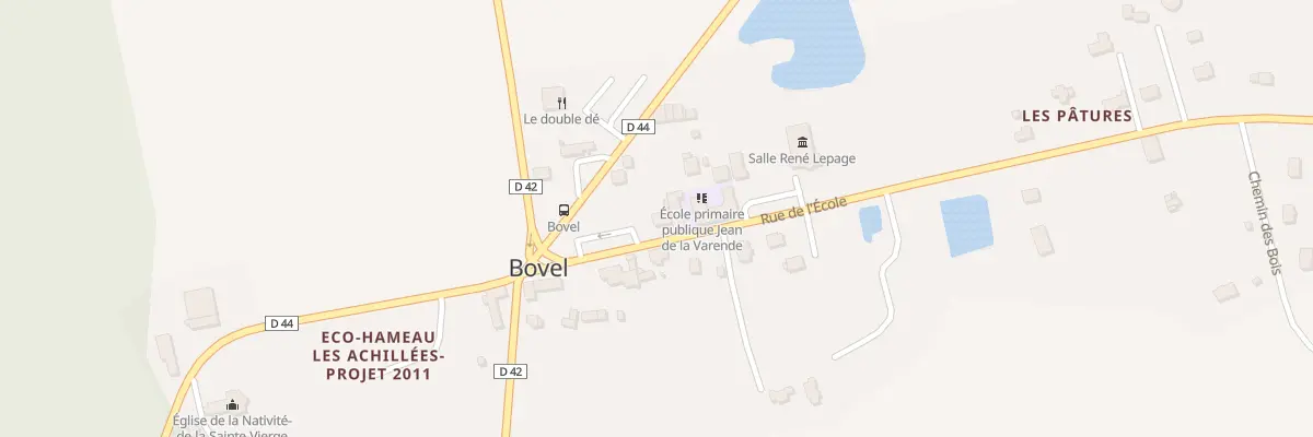 Plan du 5164 Le Bourg à Bovel