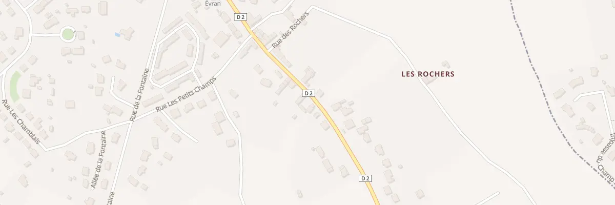 Plan du 28 Rue de l’Hôpital à Évran
