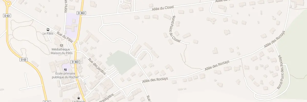 Plan du 15 Rue du Grand Clos à Monterfil
