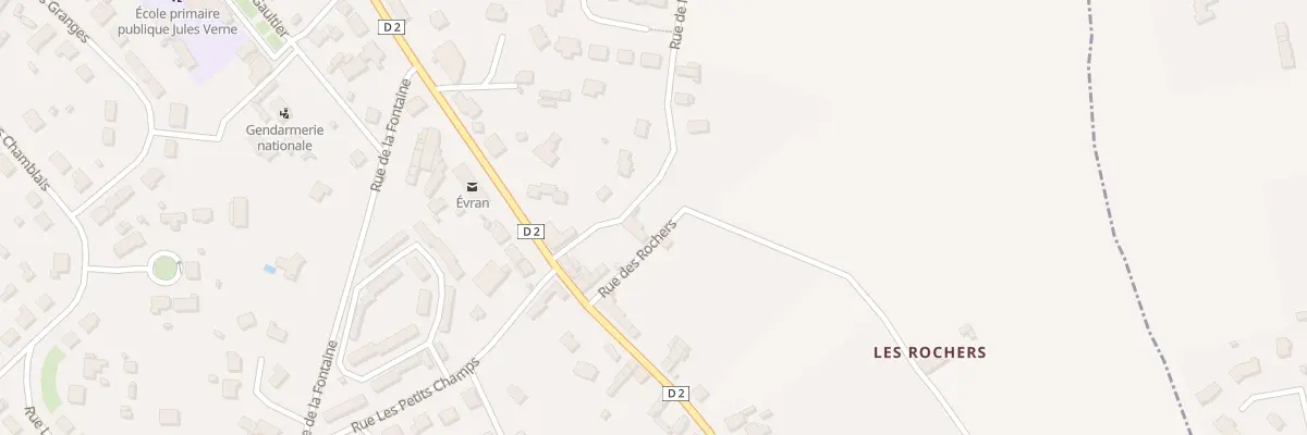 Plan du 2 Rue de Nazareth à Évran