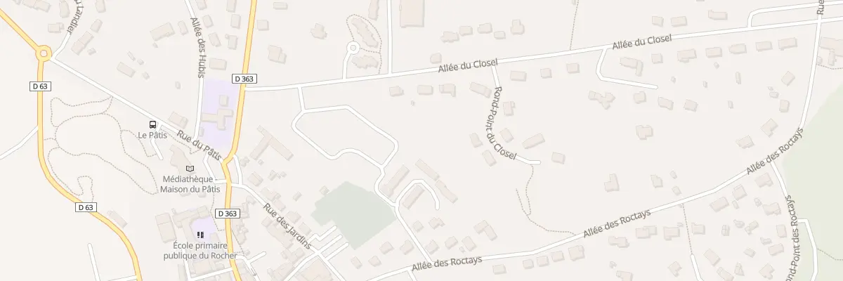 Plan du 19 Rue Simone Morand à Monterfil