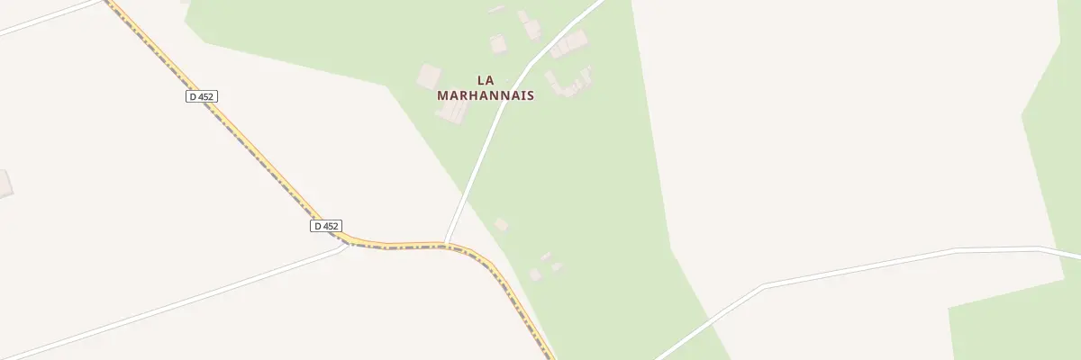 Plan du 7080 La Marhannais à Pipriac