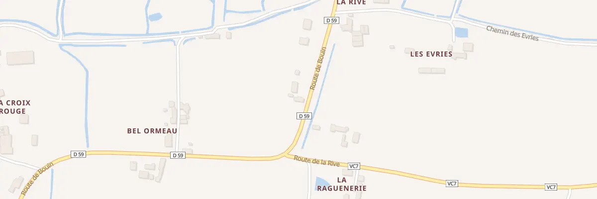 Plan du 2851 Rte de Bouin à Saint-Gervais