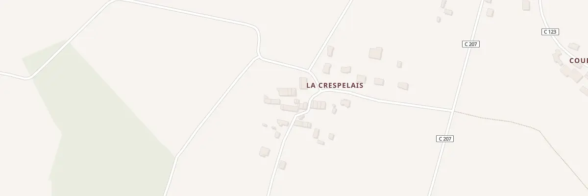 Plan du 21 La Crespelais à Avessac