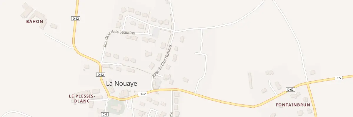 Plan du 5 Rue du Clos Hussard à La Nouaye