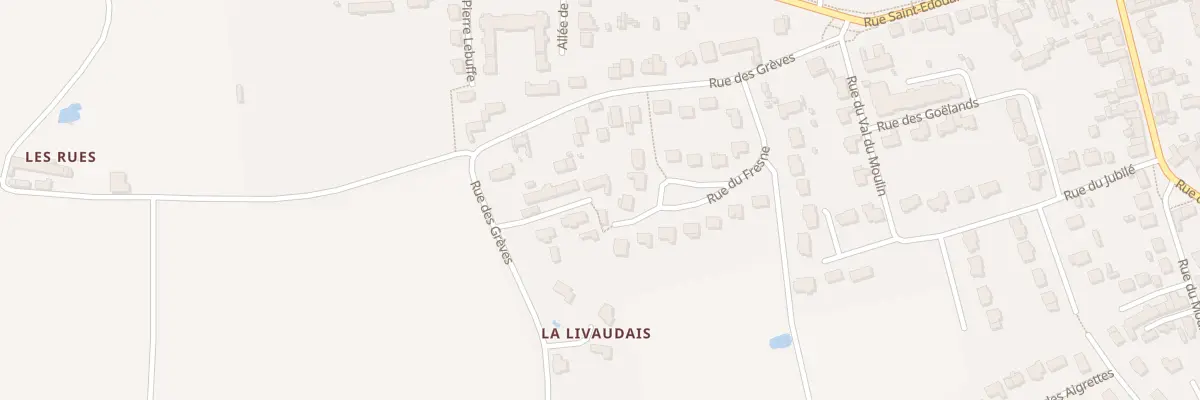Plan du 3 All de la Livaudais à Saint-Jouan-des-Guérets